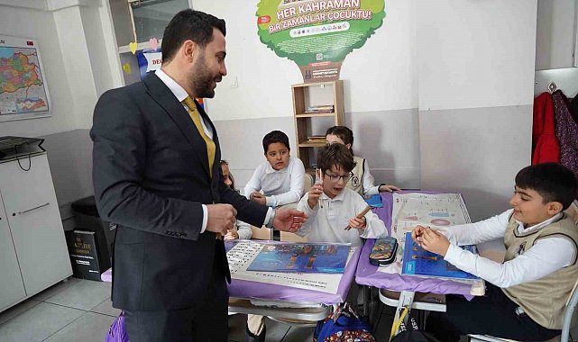 Yakutiye'den çocuklara fahri temizlik müfettişi ünvanı