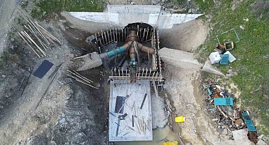 Yaylakavak Barajı'nda bakım ve onarım çalışması