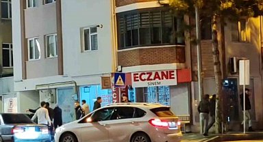 Yumrukların havada uçuştuğu kavgada silah sesleri yükseldi... O anlar kamerada