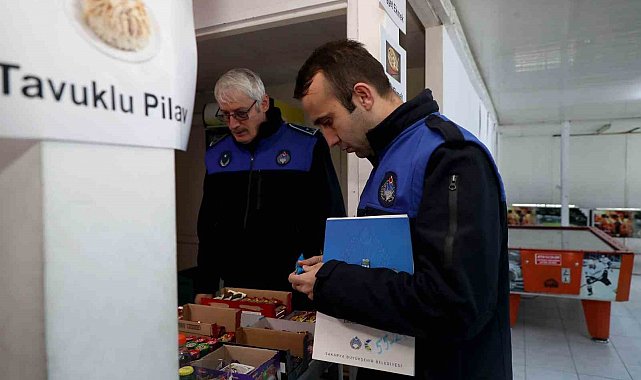 Zabıta ekiplerinden okul kantinlerine denetim