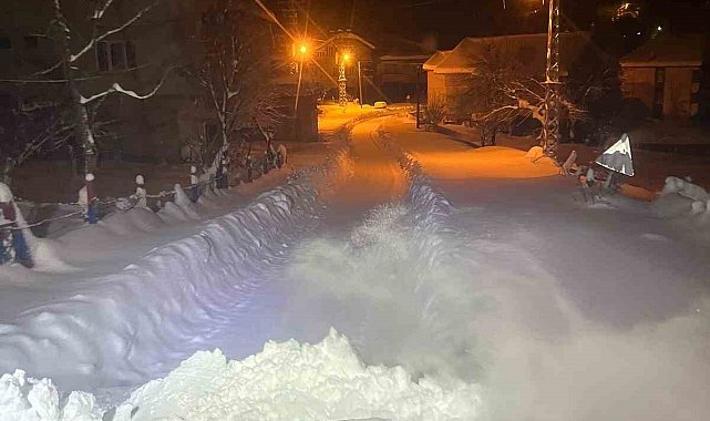 Zonguldak'ta ulaşıma kapanan 158 köy yolunu açma çalışmaları sürüyor