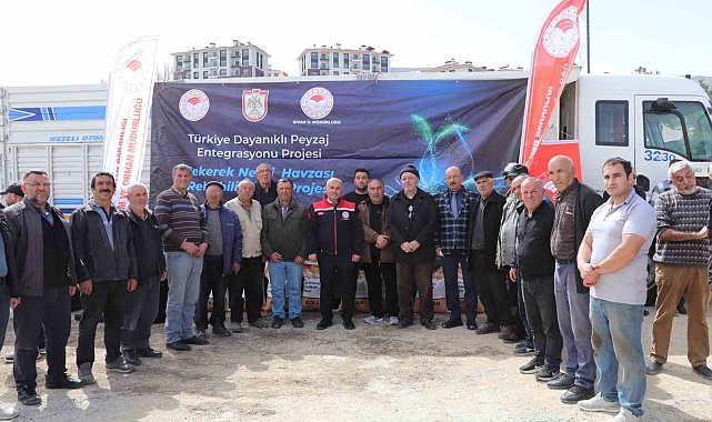 35 üreticiye 20 ton nohut tohumu dağıtıldı