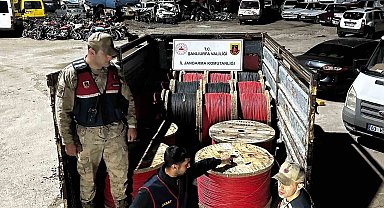 6 milyon TL değerindeki elektrik kablosu çalan hırsızlar yakalandı