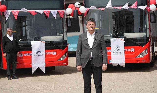 Adıyaman Belediyesi'nden 10 yeni otobüs