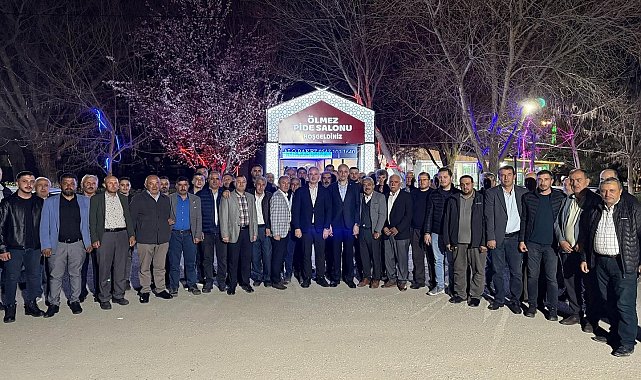 AK Parti Gediz'de esnafları dinledi