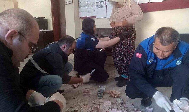 Antalya'da dilencinin üzerinden çıkan para herkesi şaşırttı