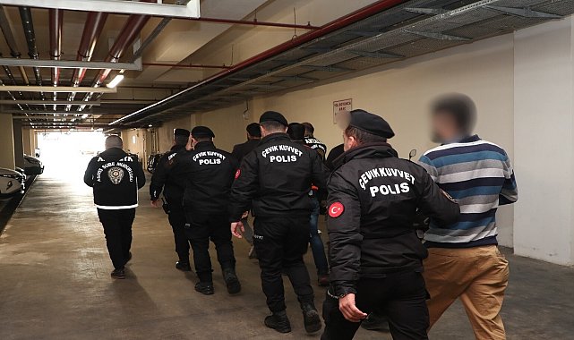Antalya'da son bir haftada asayiş operasyonlarında 234 şahıs tutuklandı