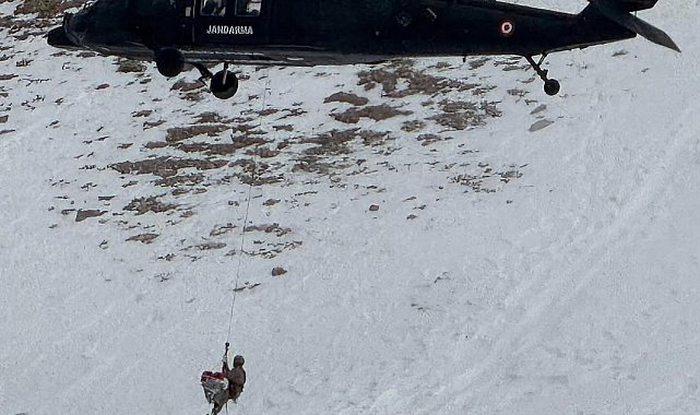 Artos Dağı'nda nefes kesen kurtarma operasyonu