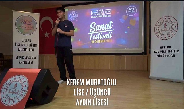 Aydın Lisesi öğrencilerinden 3 derece