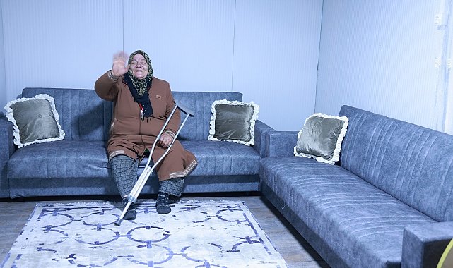 Ayşe Teyze'nin hem evi hem gönlü ısındı