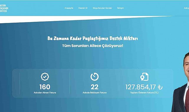 Balıkesir Büyükşehir, askıda fatura uygulamasını başlattı