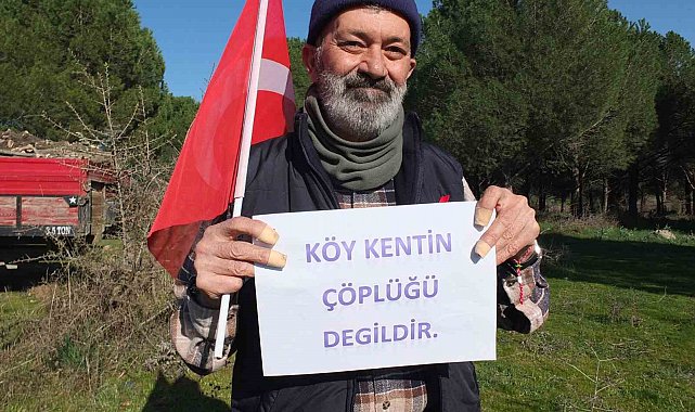 Balıkesir'de köylülerin katı atık tesisine tepkisi