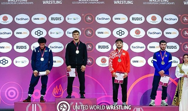 BARÜ'lü güreşçi Erdoğan, Avrupa üçüncüsü oldu