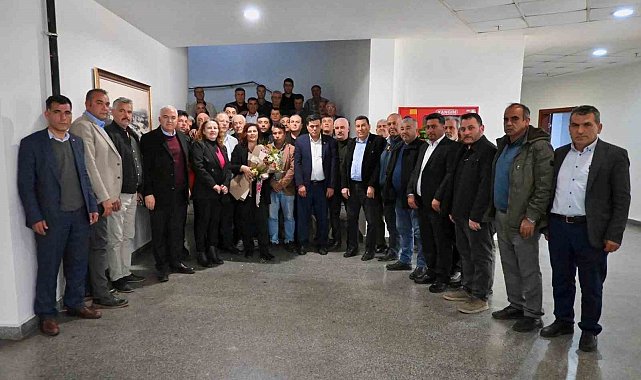 Başkan Çerçioğlu, Başkan Arıcı'yı ve Koçarlı muhtarlarını ağırladı