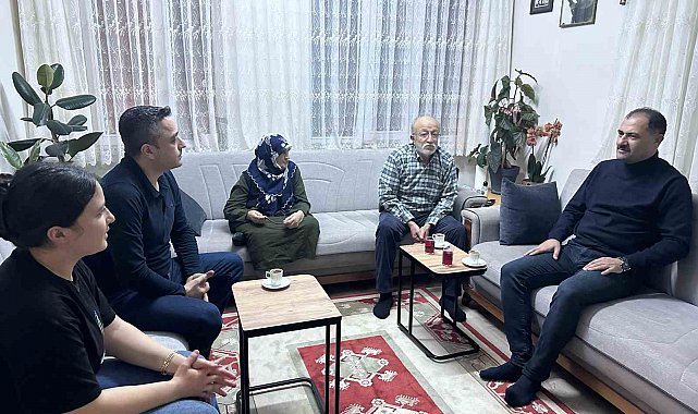 Başkan Kara şehit ailesinin iftar sofrasına konuk oldu