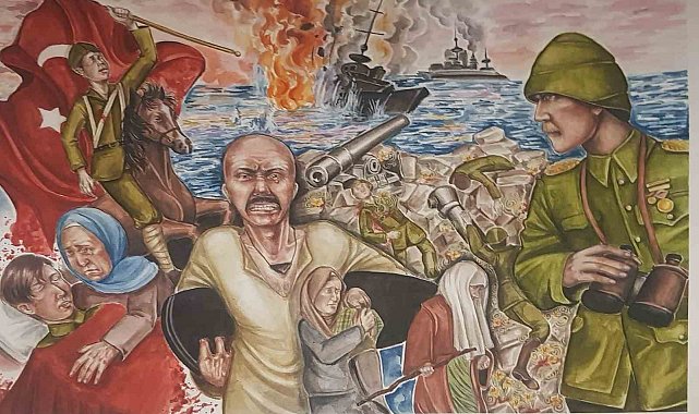 Bayburt'ta 'Çanakkale Ruhu' temalı resim yarışması