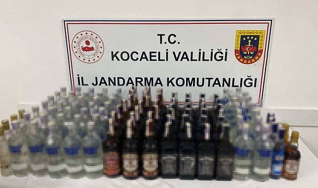 Bayrama günler kala 103 şişe sahte alkol ele geçirildi