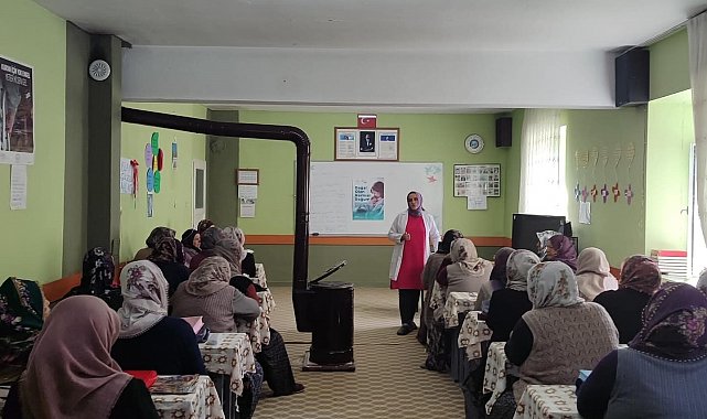 Beldelerde gebe bilgilendirme toplantısı düzenlendi
