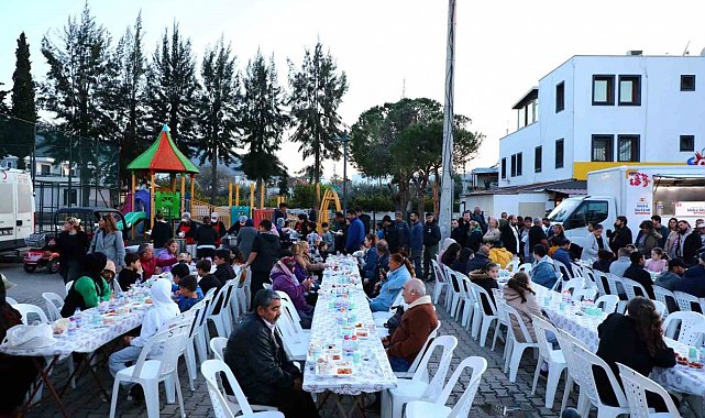 Bodrum Belediyesi'nin iftar programları sürüyor