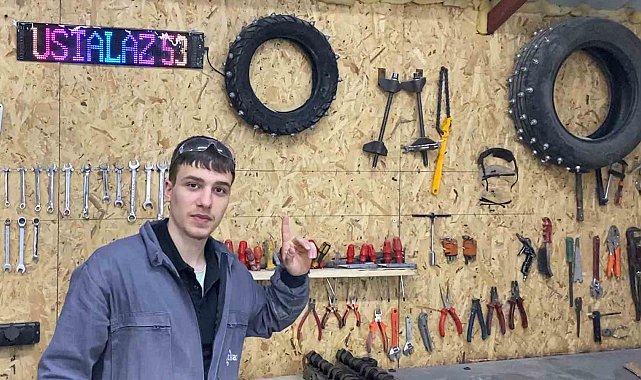 Böyle olur Rizeli'nin kar motosikleti