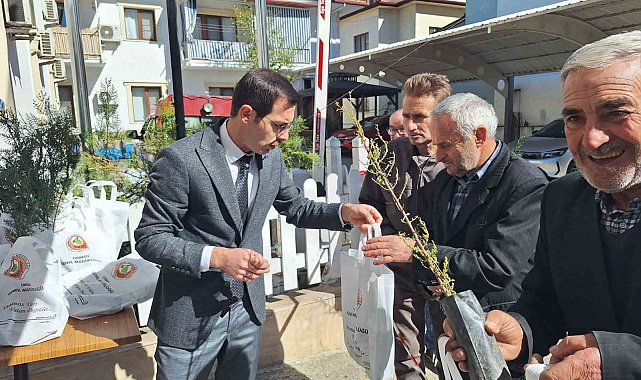 Bozdoğan'da Orman Haftası'nda fidan dağıtımı gerçekleştirildi