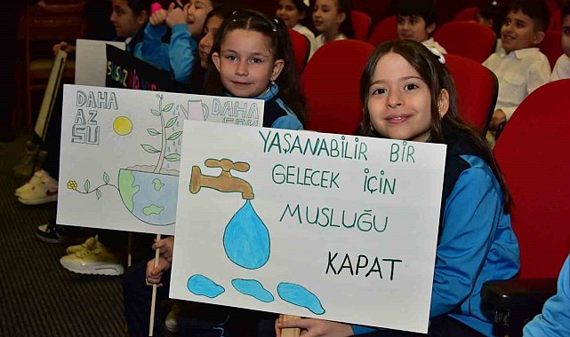 Büyükşehir'le çocuklara su bilinci aşılandı