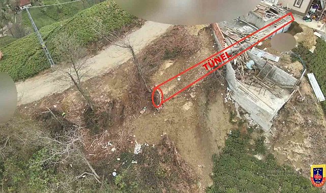 Çamaşır makinesinin altından 'suç tüneli' çıktı