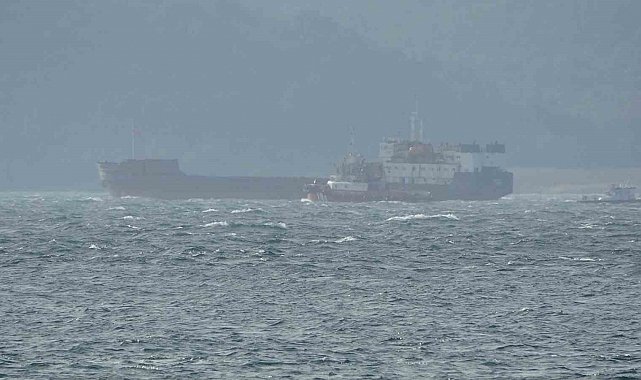 Çanakkale Boğazı'nda genel yük gemisi makine arızası yaptı
