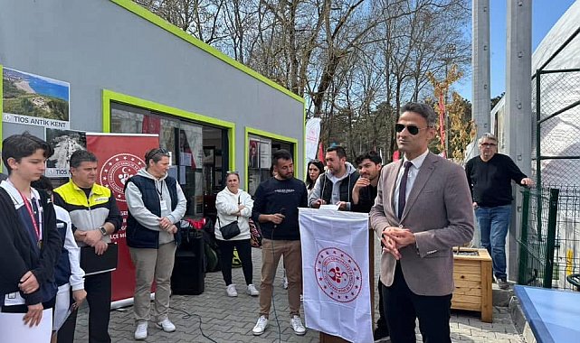 Çaycuma'da okul sporları tenis yıldızlar grup maçları heyecanı