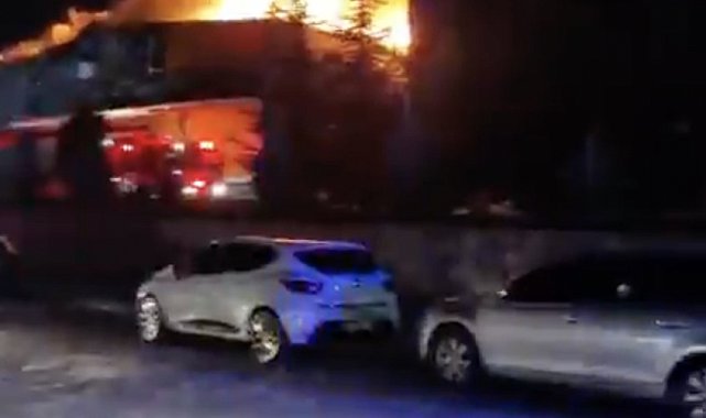Çorum'da fabrika yangını