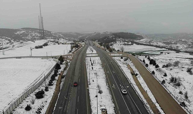 Çorum'da kar yağışı etkili oldu