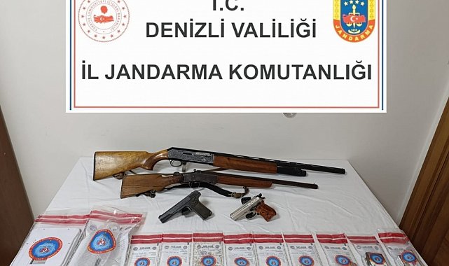 Denizli'nin 4 ilçesinde düzenlenen uyuşturucu operasyonunda 22 kişi gözaltına alındı