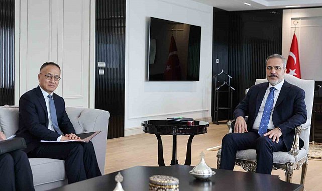Dışişleri Bakanı Fidan, Çin Halk Cumhuriyeti'nden heyeti kabul etti