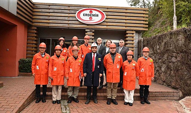 Dünya çelik sektörünün temsilcileri Erdemir'de