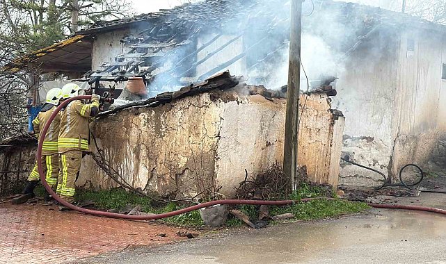Ekmek yapmak isterken evi yaktı