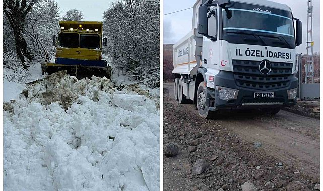 Elazığ'da kapalı köy yolu kalmadı