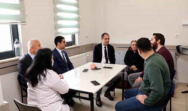 Erşan, Sarız Devlet Hastanesi'ni ziyaret etti