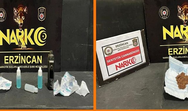 Erzincan'da uyuşturucu operasyonu: 3 gözaltı