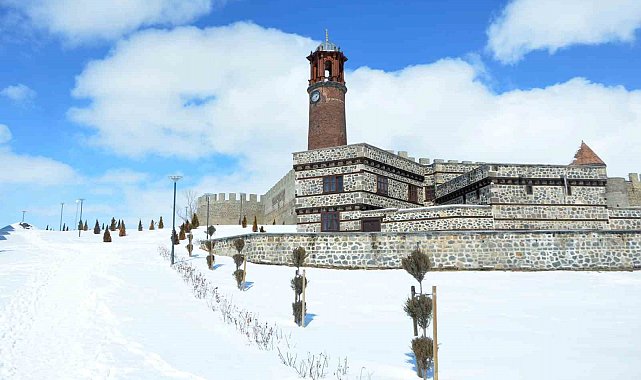 Erzurum için kuvvetli kar yağışı uyarısı
