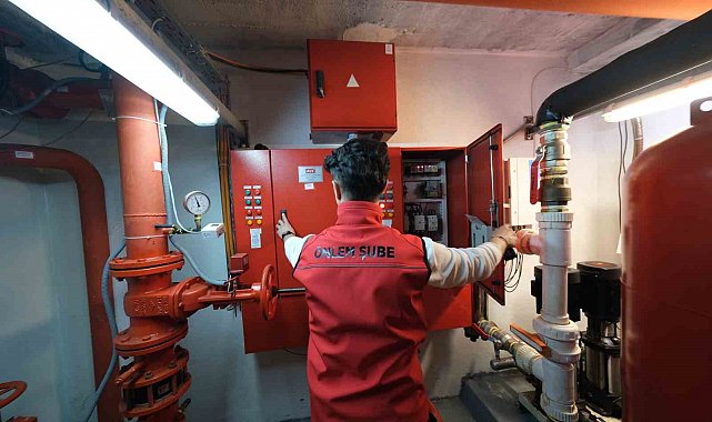 Eskişehir İtfaiyesi'nin yangın güvenliği denetimleri sürüyor