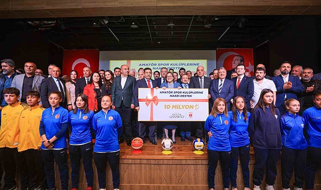 Gaziantep Büyükşehir'den amatör spor kulüplerine 10 milyon TL nakdi destek