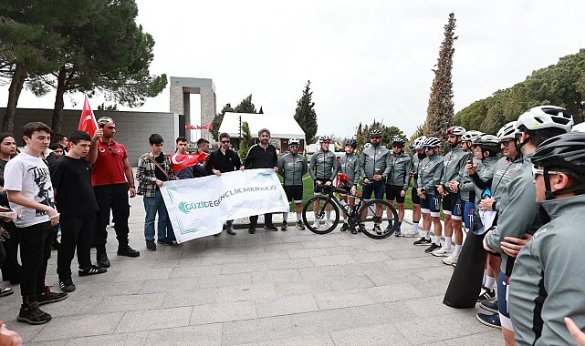 Gebze'den Çanakkale'ye pedal çevirdiler