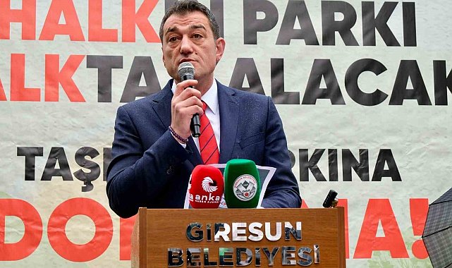 Giresun Belediye Başkanı Fuat Köse, Taşbaşı Parkıyla ilgili alınan karar tepki gösterdi