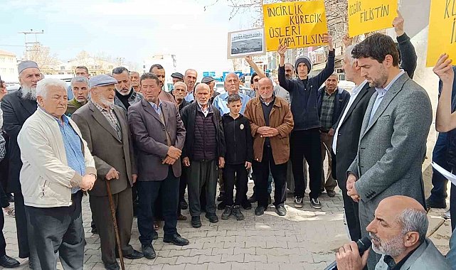 Gölbaşı'nda Filistin'e destek, İsrail'e tepki açıklaması yapıldı