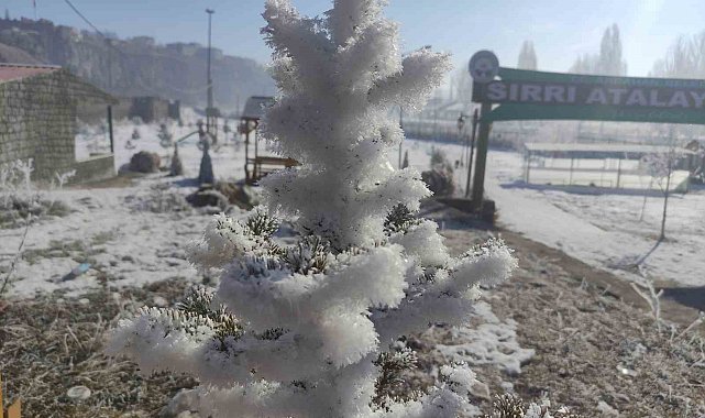 Göle eksi 15,5 derece ile Türkiye'nin en soğuk yeri oldu