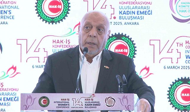 HAK-İŞ Başkanı Arslan: "Türkiye'de ilk kez ev işçilerini örgütlenme kampanyası başlattık"