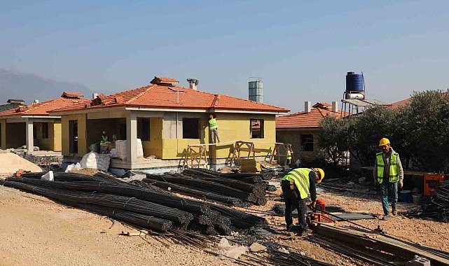 Hatay'da inşa edilen kırsal konutlar yükselmeye devam ediyor