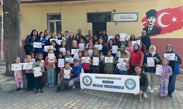 Havran Meslek Yüksekokulu öğrencilerinden anlamlı etkinlik