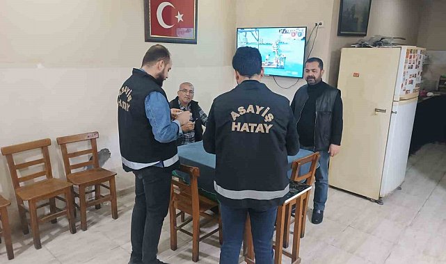 İskenderun'da kıraathaneler denetlendi