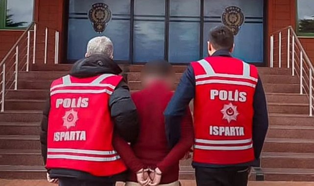Isparta'da 6 yıl 8 ay hapis cezalı aranan şahıs yakalandı